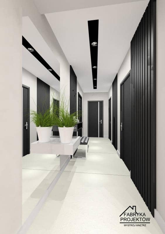 Pomysł na salon z kuchnią, przedpokój. Nowoczesne projekty i aranżacje wnętrz
